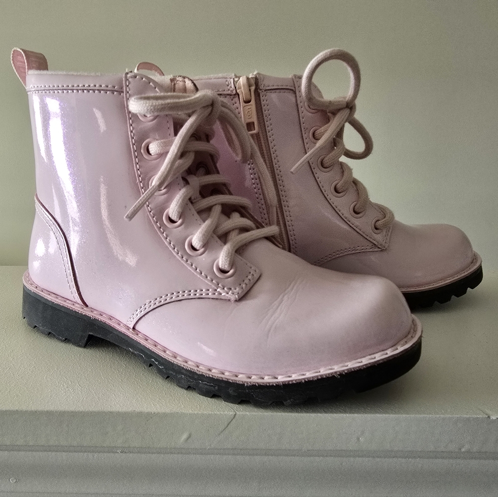 UGG Pink Combat Boots girls